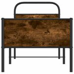 vidaXL Cadre de lit sans matelas 80x200cm chêne sonoma bois ingénierie