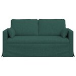 vidaXL Canapé Vert foncé 158 x 78 x 80 cm tissu