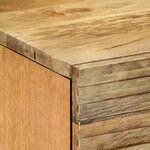 vidaXL Table de chevet marron 40x33x46 cm bois de manguier solide