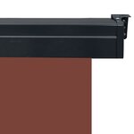 vidaXL Auvent latéral de balcon 85x250 cm Marron