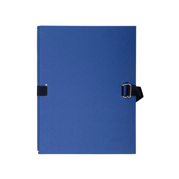 Chemise Dos Extensible Papier - 24x32cm - Bleu Foncé - Exacompta