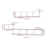 vidaXL Ensemble de meubles TV 5 Pièces Chêne sonoma Bois d'ingénierie