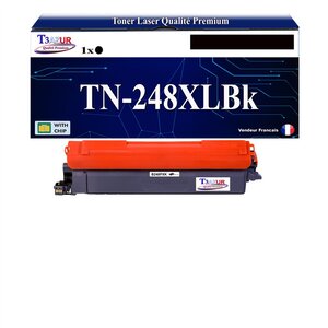 T3AZUR -Toner compatible avec Brother TN248 XL pour Brother HL-L3215CW HL-L3220CW HL-L3220CWE HL-L3240CDW HL-L8230CDW HL-L8240CDW - Noir