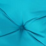 vidaXL Coussin de banc de jardin turquoise 120x50x7 cm tissu