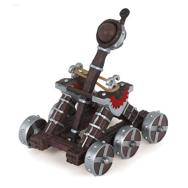 Figurine Catapulte Rouge Papo - Une Machine de Guerre Épique