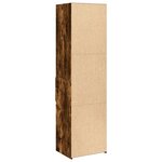 vidaXL Buffet haut chêne fumé 50x42 5x185 cm bois d'ingénierie
