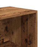 vidaXL Banc de rangement à chaussures vieux bois 105x35x35 cm