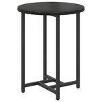 vidaXL Ensemble de tables d'appoint 2 Pièces Chêne noir
