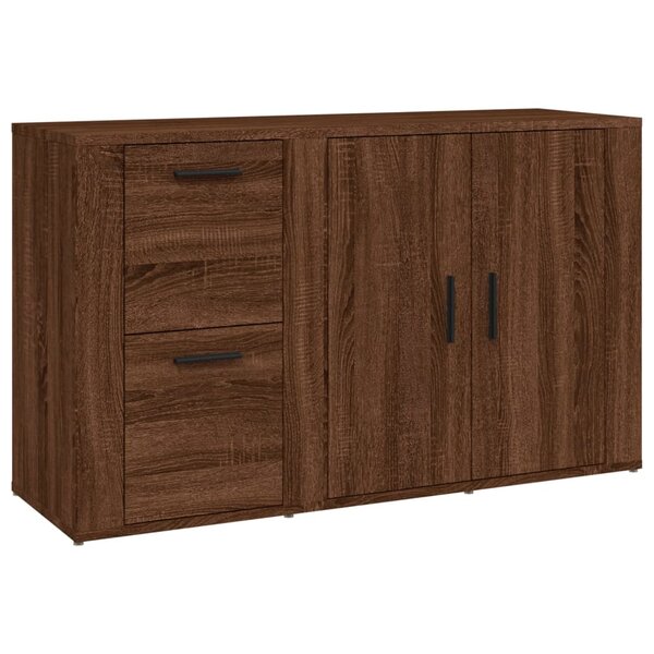 vidaXL Buffet Chêne marron 100x33x59 5 cm Bois d'ingénierie