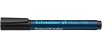 Marqueur permanent maxx 130 pte ogive 1-3 mm noir schneider