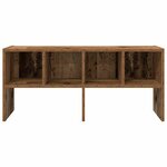 vidaXL Étagère à chaussures empilable vieux bois 89 5x30x40 cm