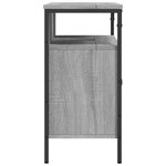 vidaXL Armoire lavabo de salle de bain sonoma gris 80x30x60 cm