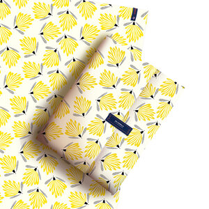 KIT Feuille cadeau réutilisable M Jaune Nice