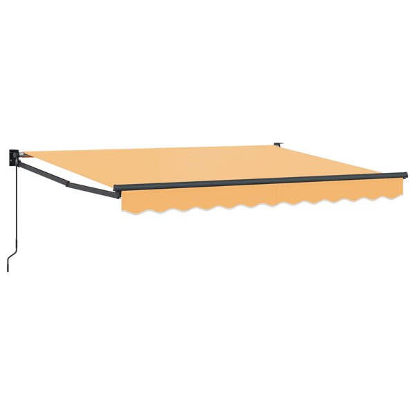 vidaXL Auvent rétractable Sable 3 5 x 2 m 100 Polyester et Aluminium
