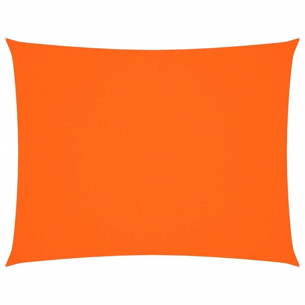 vidaXL Voile de parasol tissu oxford rectangulaire 6x7 m orange