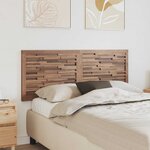 vidaXL Tête de lit Naturel Bois de teck massif