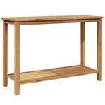 vidaXL Table console Marron 110 x 40 x 75 cm Bois de teck massif