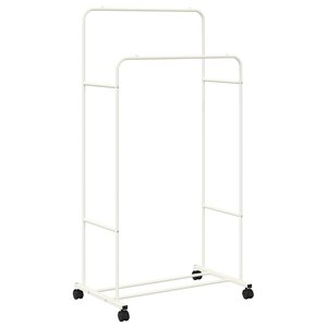vidaXL Porte-vêtements Uni Blanc 80 x 53 x 156 cm