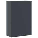 vidaXL Classeur anthracite 90x40x140 cm acier