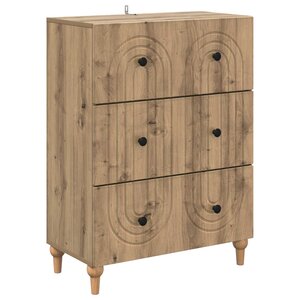 vidaXL Armoire à tiroirs 66 x 34 5 x 90 cm Bois d'ingénierie