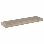 vidaXL Coussin pour banc de palette Taupe 140 x 40 x 8 cm Tissu Oxford