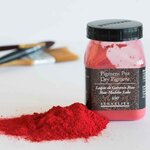 Pigment pour création de peinture - pot 40 g - Laque de Garance rose