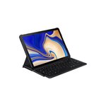 Etui folio noir samsung avec clavier intégré pour samsung galaxy tab s4