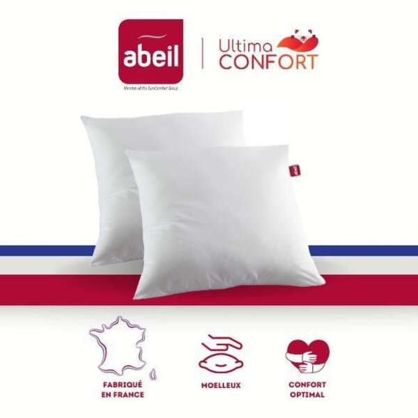2 oreillers Ultima Confort 60 x 60 cm