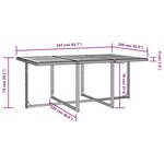vidaXL Ensemble à manger d’extérieur 11 Pièces coussins résine tressée