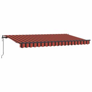 vidaXL Auvent Rétractable Multicolore 400 x 200 cm