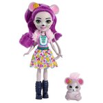 ENCHANTIMALS - Mayla Souris & Fondue - Mini Poupée 15cm & sa figurine animal