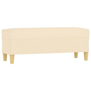 Banc banquette crème 100 x 35 x 41 cm tissu 02_0010652