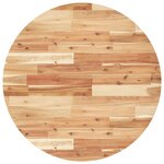 vidaXL Dessus de table rond Ø80x2 cm bois massif d'acacia