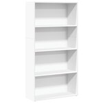 vidaXL Bibliothèque blanc 80x30x152 cm bois d'ingénierie