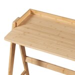 Bureau table poste de travail 123 x 53 x 80 cm bambou naturel 03_0009055