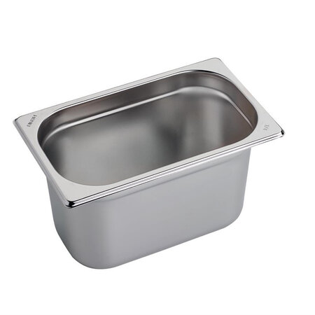 Bac gastro inox gn 1/4 - profondeur 150 mm - gastro m -  - inox4 85176 x162x150mm