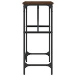 vidaXL Table console chêne marron 100x32x75 cm bois d'ingénierie