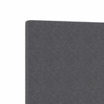 vidaXL Tête de lit Gris foncé 144 cm Tissu en velours côtelé