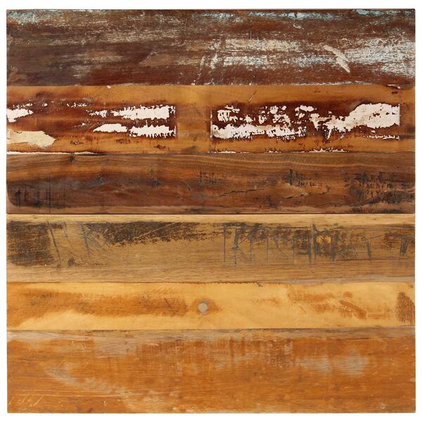 vidaXL Dessus de table carré 70x70 cm 15-16 mm Bois de récupération