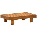 vidaXL Salon de jardin 5 Pièces avec coussins blanc crème Bois massif