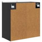 vidaXL Armoire Murale Noir 59 x 31 x 64 cm Bois d'ingénierie