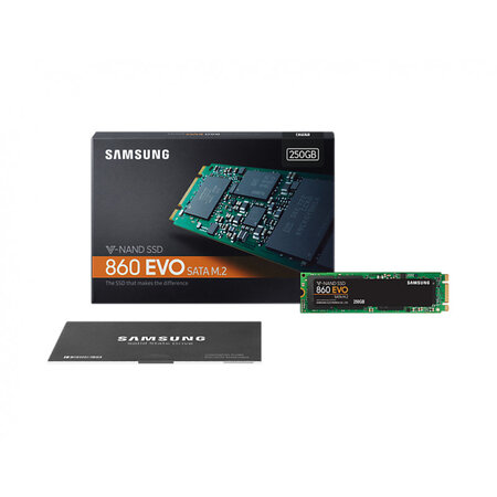 SAMSUNG - SSD Interne - 860 EVO - 250Go - M.2 (MZ-N6E250BW)