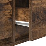 Meuble TV vidaXL Chêne Fumé 100x31x25 5 cm Bois d'ingénierie