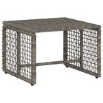 vidaXL Ensemble de meubles d'extérieur 5 pc Gris