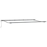 vidaXL Auvent Rétractable Blanc 600 ×300 cm tissu