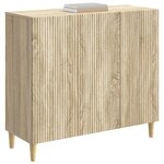 vidaXL Buffet Chêne Sonoma 89 x 34 5 x 80 cm Bois d'ingénierie