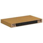 vidaXL Étagère Murale Beige 40 x 23 5 x 4 cm Bois d'ingénierie