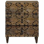 vidaXL Armoire de lit Marron 50 x 33 x 60 cm Bois de mangue massif