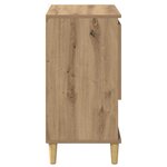 vidaXL Buffet chêne artisanal 35 x 60 x 70 cm Bois d'ingénierie