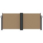 vidaXL Auvent latéral rétractable taupe 100x1000 cm
